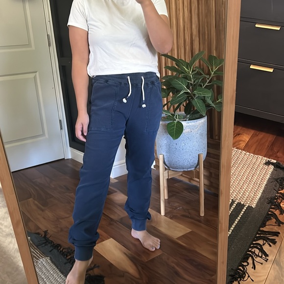 Faherty Cotton Blend High Rise Jogger. Size S - Picture 1 of 9